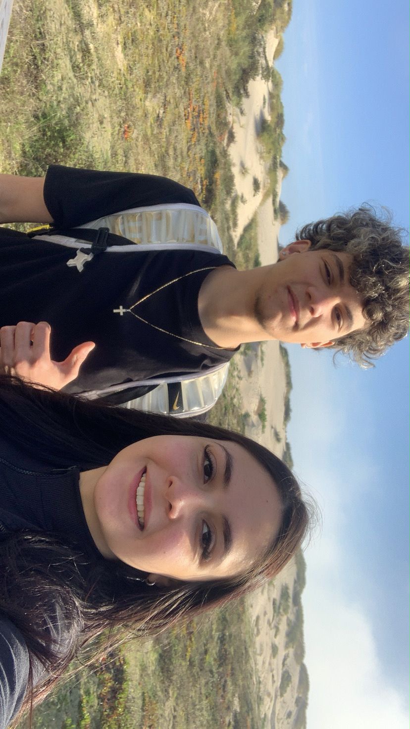 Gabii e Gabriel na praia em Aveiro
